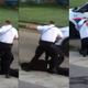 Columbus, Ohio, Police Officer Zachary Rosen displays his search technique.